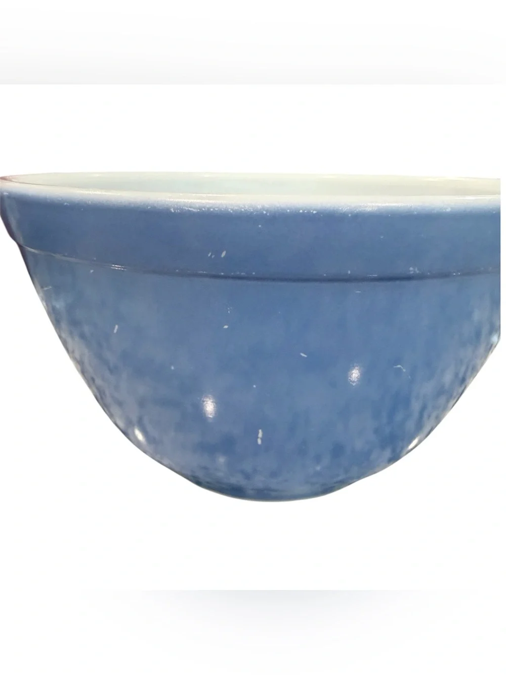 3 Vintage Pyrex 401 Mixing Bowls 1 1/2 PINT -blue, Turquoise & snowflake garland